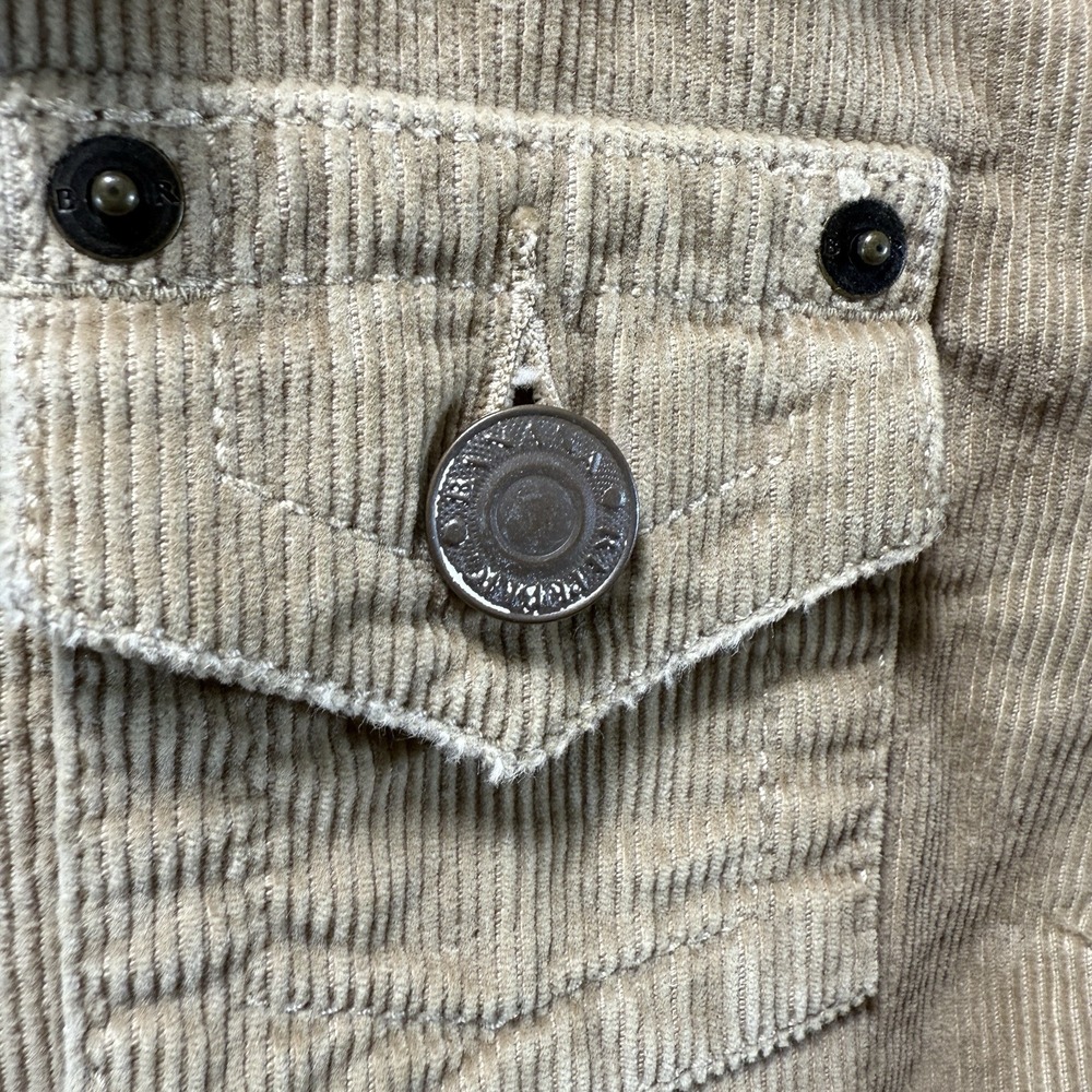 Corduroy Jacket Banana Republic Women's 8 Khaki Brown Cowboy - Picture 8 of 13